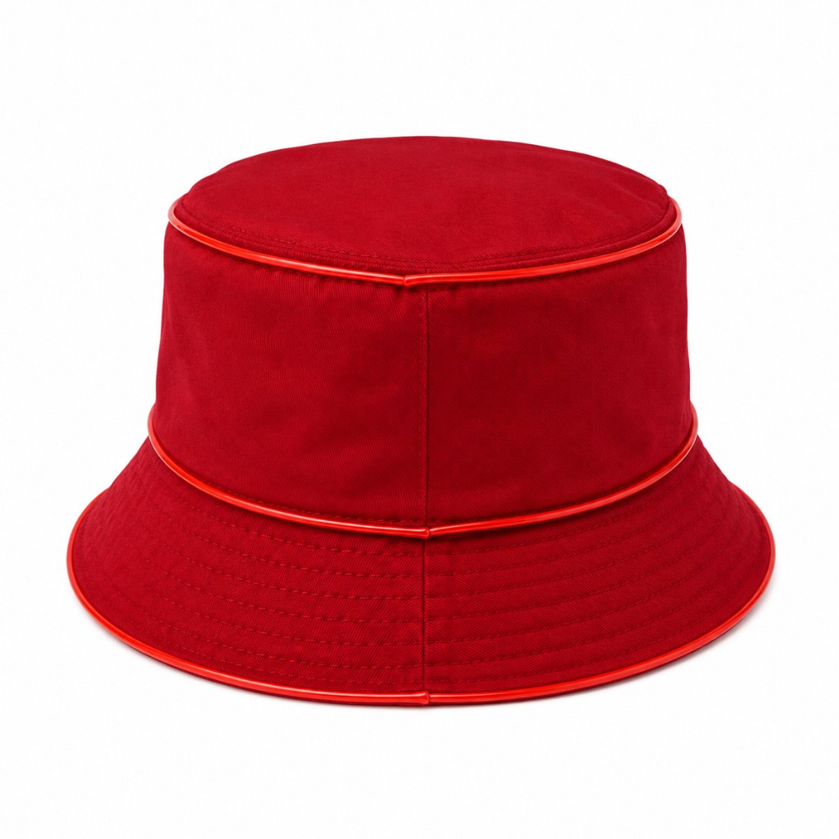 Doppler LED Bucket Hat – Lichtgevende Vissershoed – EL Wire – Festival, Carnaval & Halloween – Rood