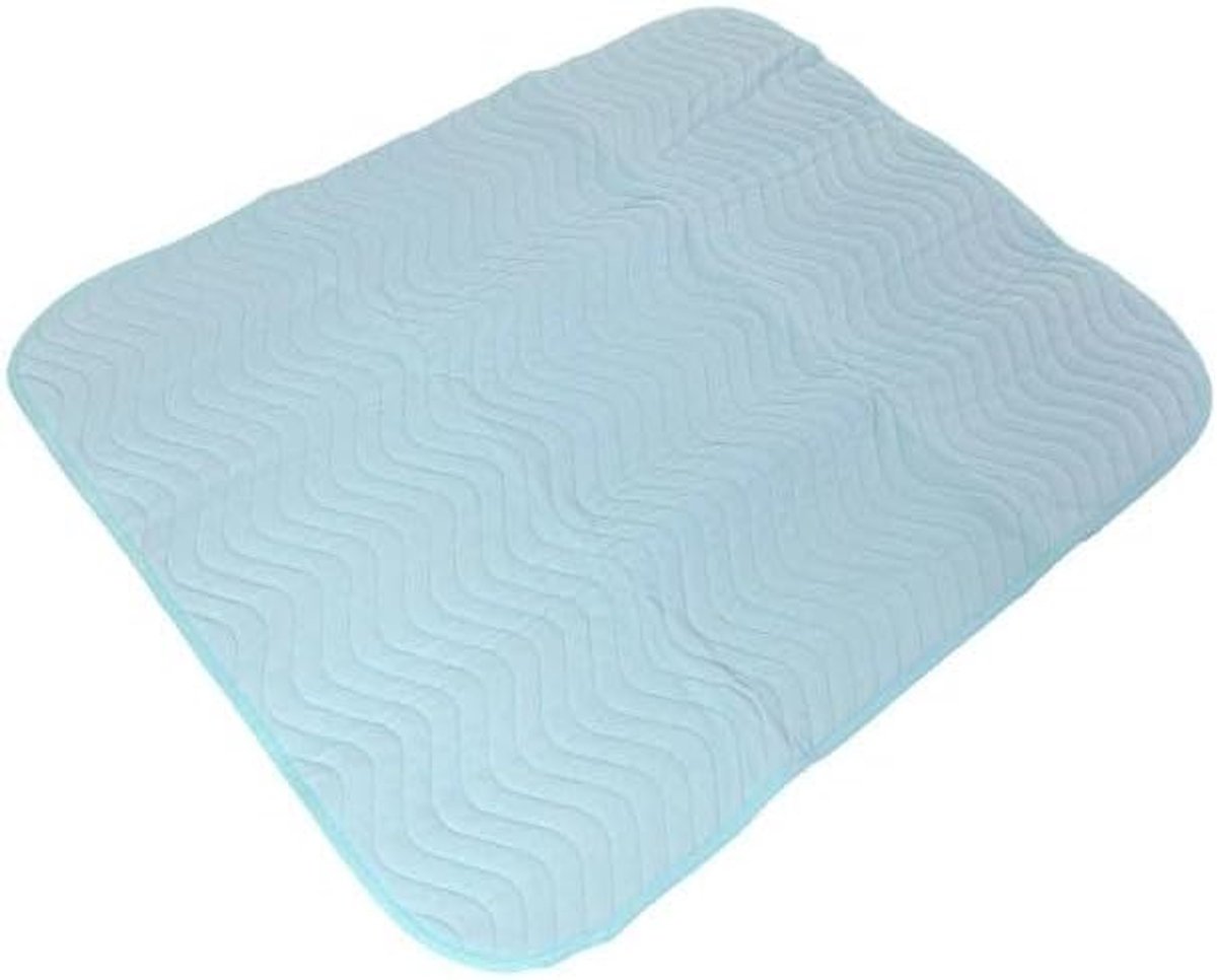 Wasbare bedonderlegger 75 x 90 cm - Katoen - Ademend - Perfect voor zindelijkheidstraining - SnelShoppen