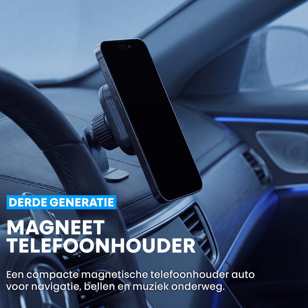 Phreeze C22 Duo - Telefoonhouders Auto Magnetisch - Magneet Telefoonhouder - Auto Telefoonhouder - Magnetische Telefoonhouder - 3M VHB Plaksticker - Klein - Universeel - 2 Stuks — afbeelding 8