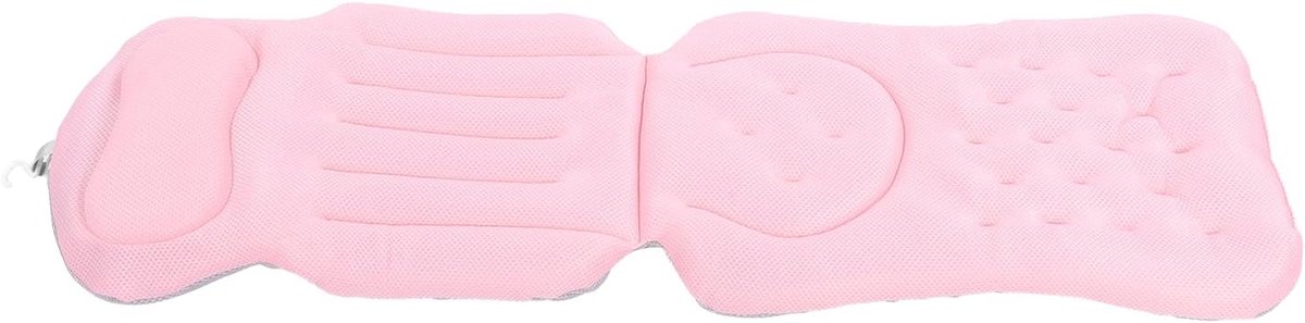 Badkussen - Nekkussen Bad - Ontspannen in Bad - Ergonomisch Ontwerp - Voor Hele Lichaam - Roze