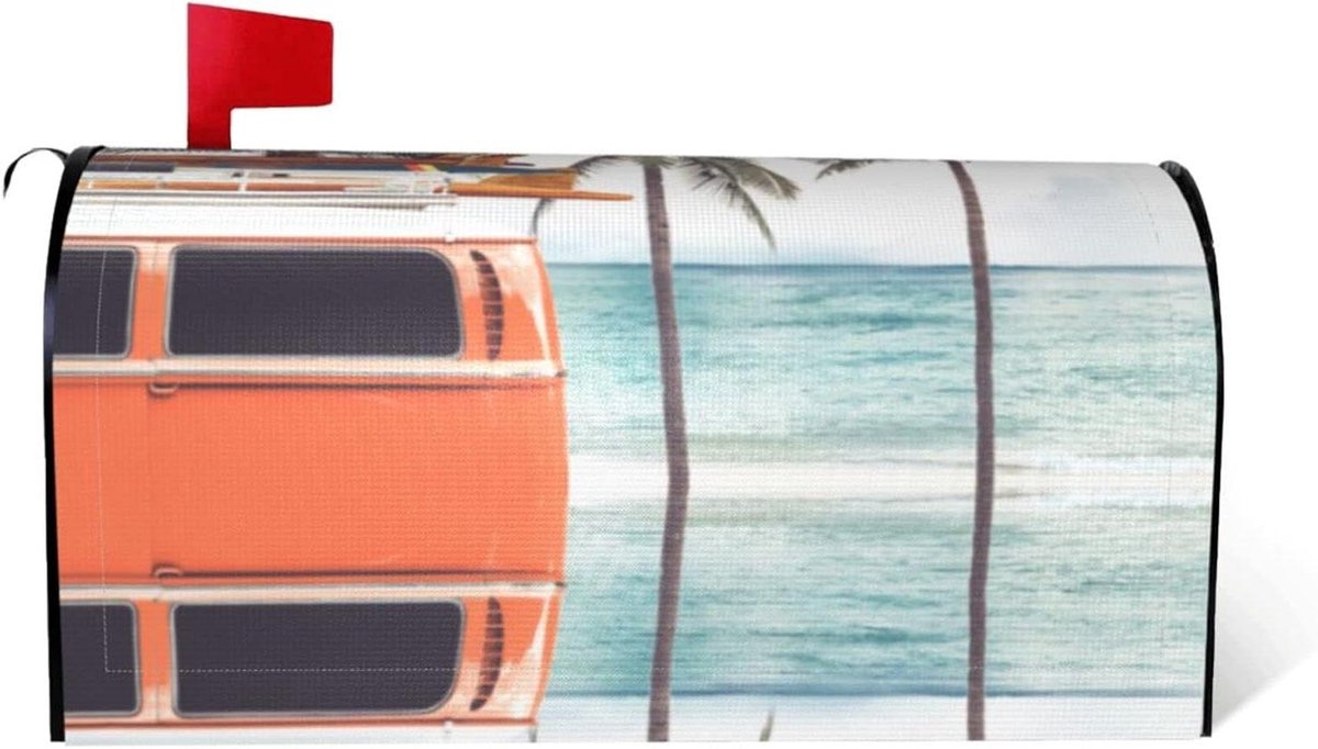 Brievenbus Cover - Mailboxhoes Decoratie - Tuin Aankleden - Magnetische Bevestiging - 50 x 45 cm - Zwart