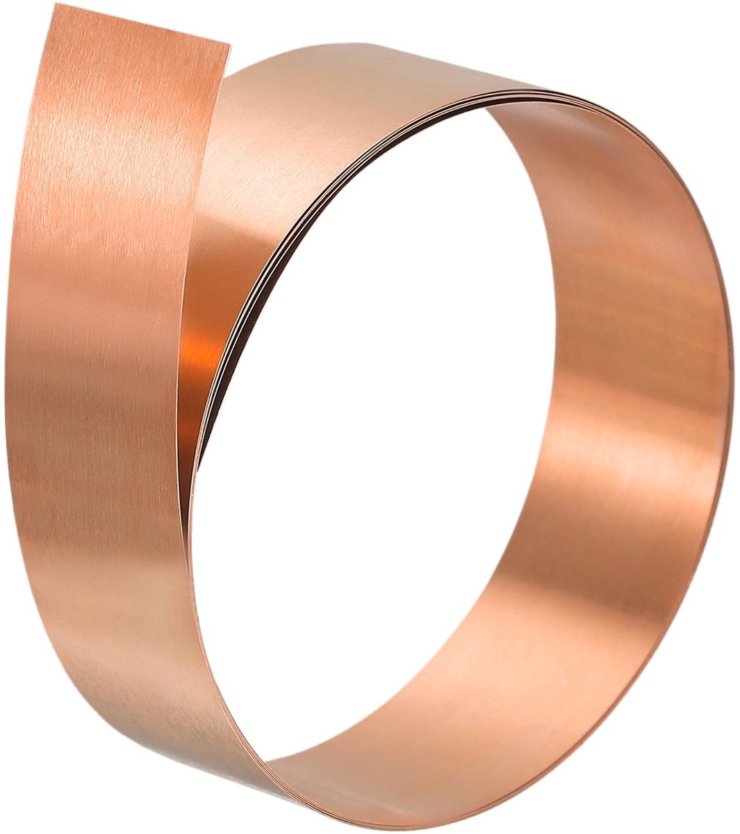 Koperen blad rol metalen folie plaat 1000 mm x 20 mm x 1 mm