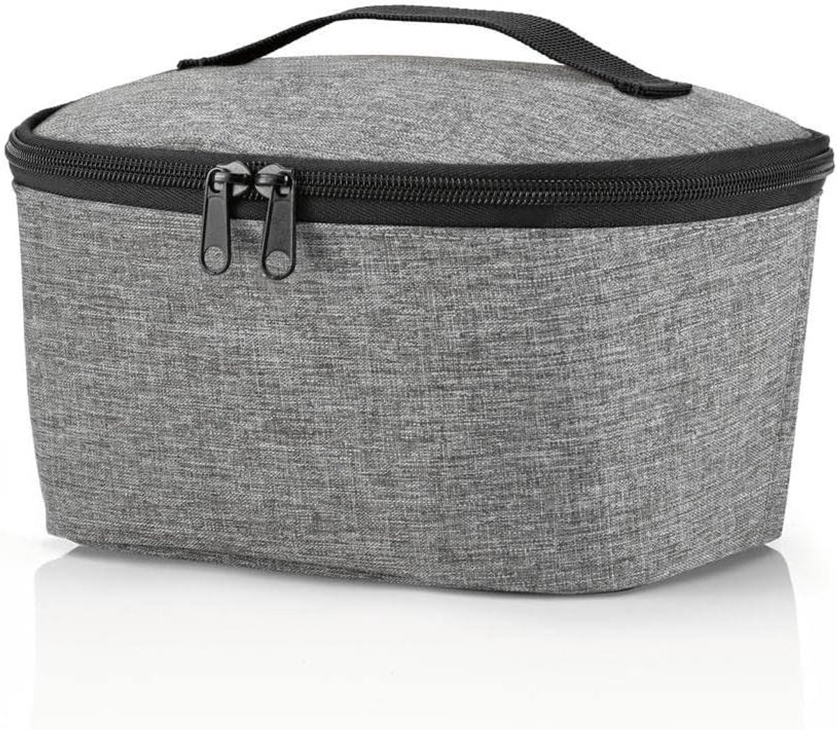 Koeltas S - Lunchtas - Lunch meenemen - Gemaakt van gerecyclede flessen - 22.5 x 18.5 cm - Zilver