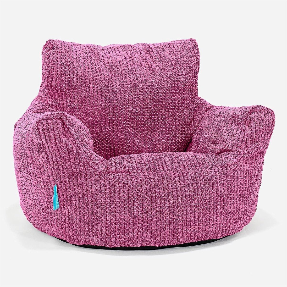 Kinder Zitzak - Peuter Stoel - Spelen en Ontspannen - Zachte Pompon Stof - 40x40cm - Roze