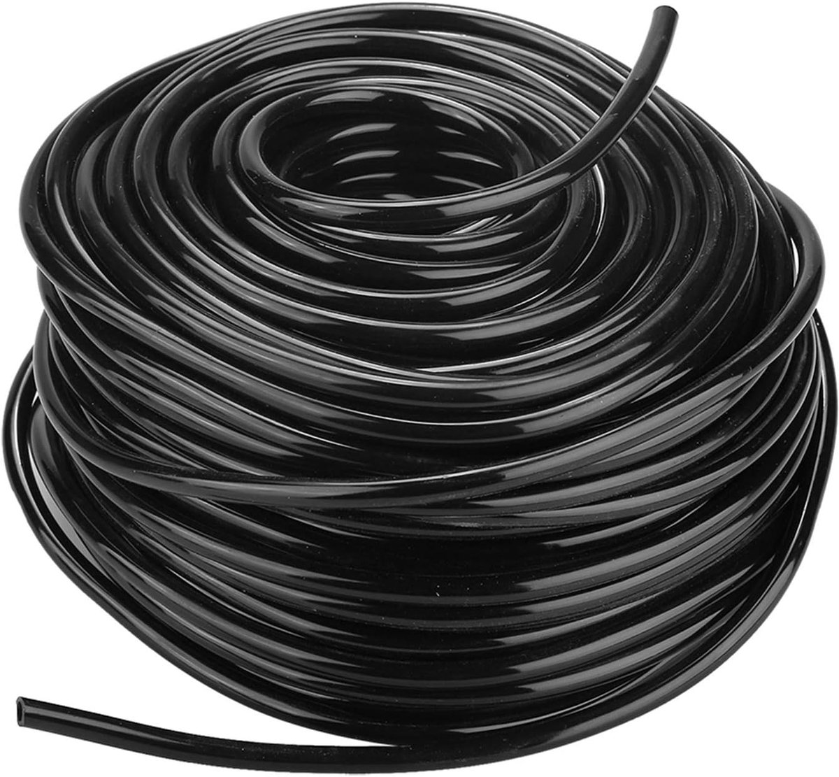 Tuinslang - Waterleidingslang PVC - Gazon Besproeien - Duurzaam Flexibel Materiaal - 50 Meter - Zwart – foto 7