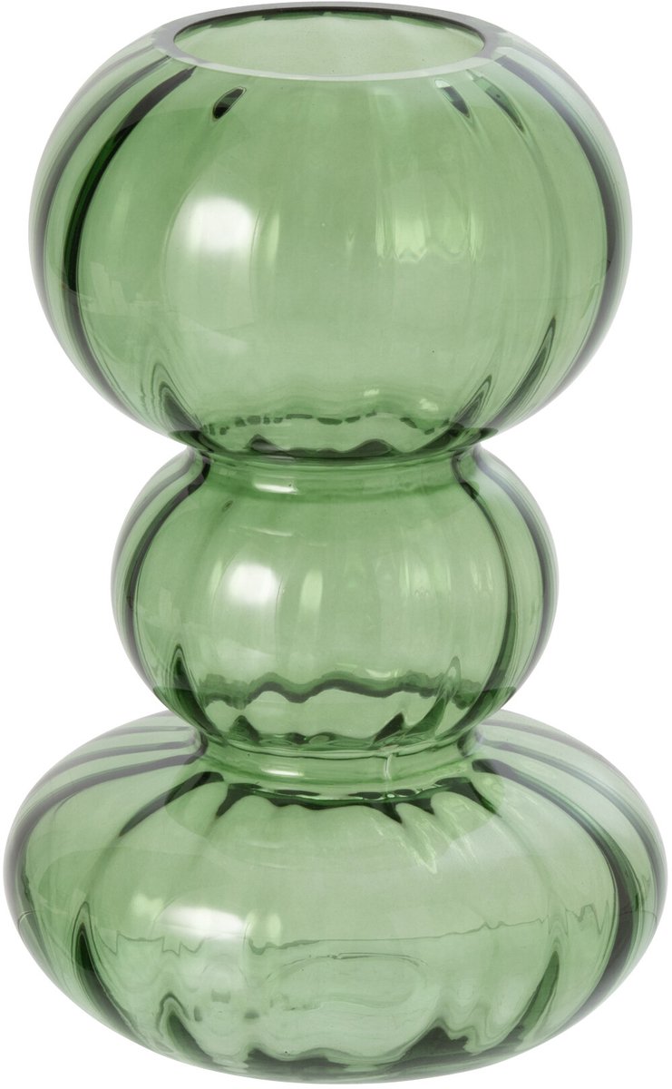 J-Line vaas - glas - groen - small