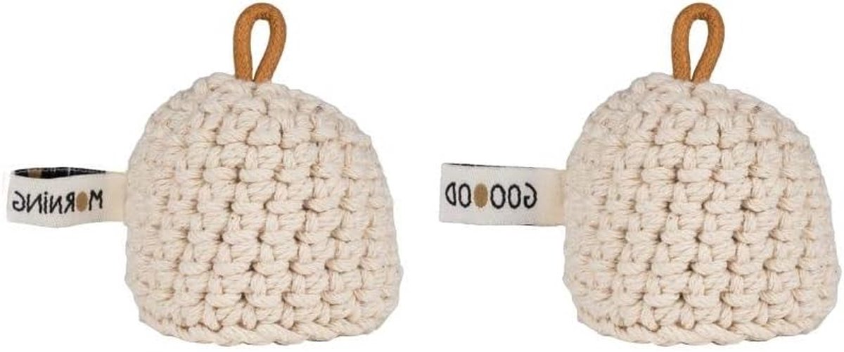 Eierwarmers set - Ontbijt accessoires - Perfect ontbijt - 100% katoen - Set van 2 - Niet gespecificeerd