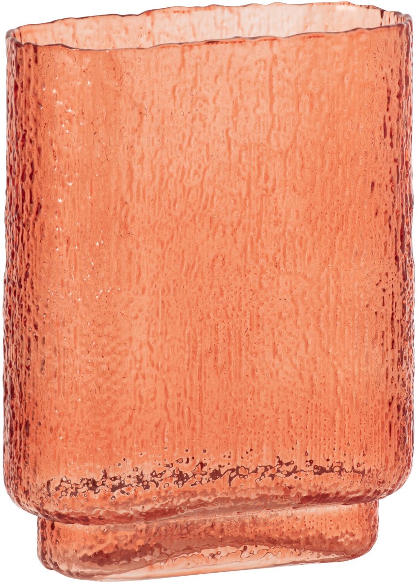 J-Line vaas - glas - oranje - small