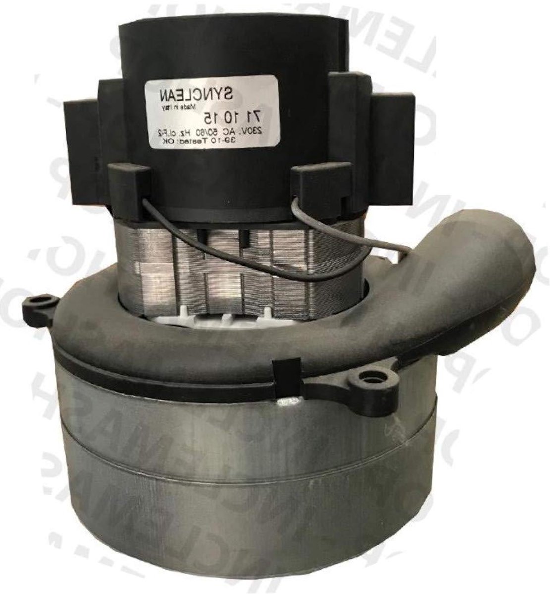 Zuigmotor - Aanzuigmotor Motor - Centraal Systeem - 1200 Watt Vermogen - 173 mm Totaal - Zwart