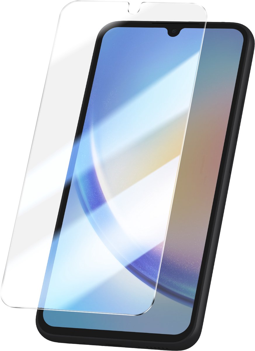 Mayaxess, Gehard Glas Geschikt voor Samsung Galaxy A34 5G 9H Hardheid Schokbestendig, Transparant