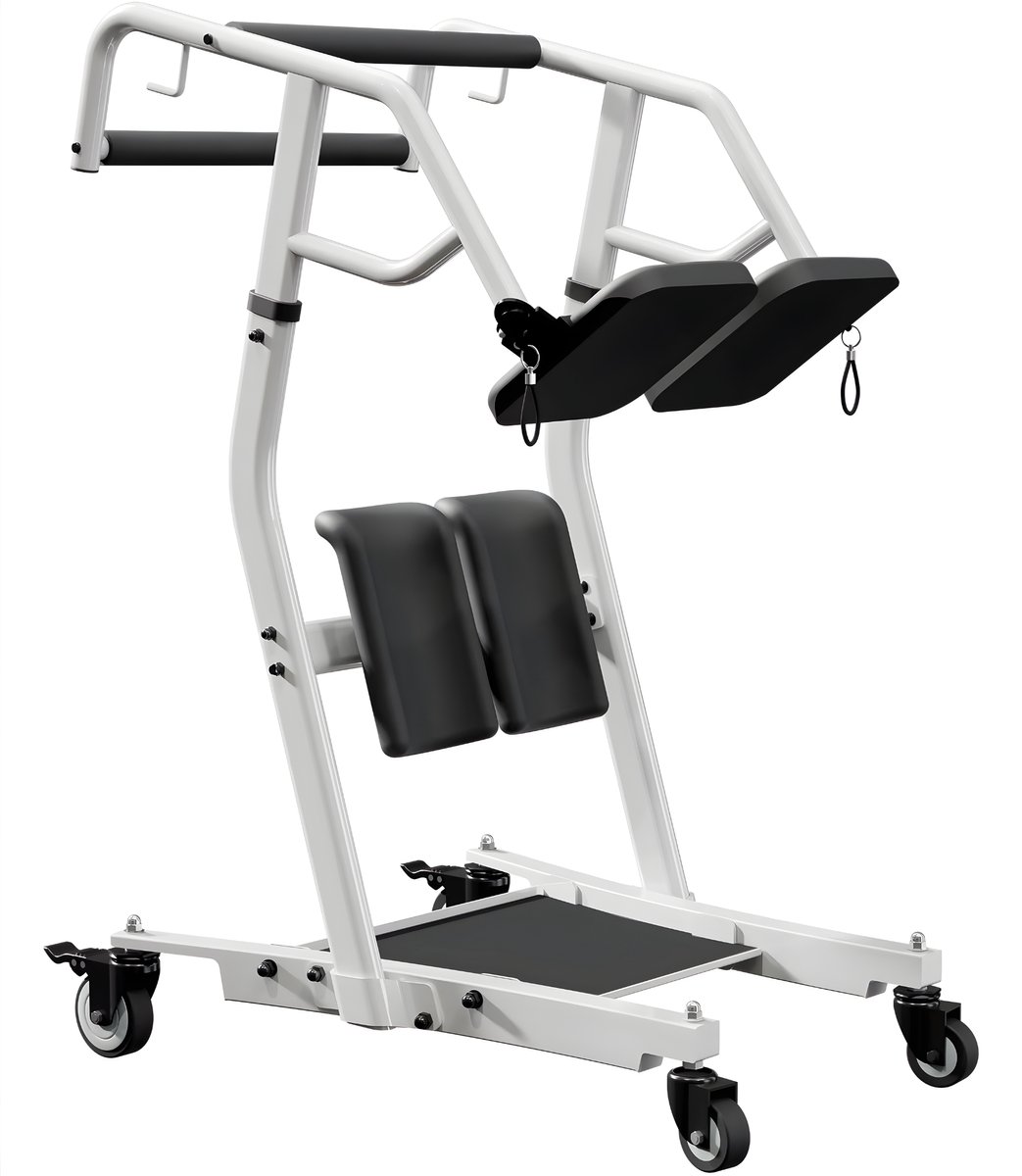 Zit-sta-lift – Voor ouderen – Stand-assist-lift voor patiënttransport, spieropbouw en valpreventie – Stand-lift-assistentie, witte kleur