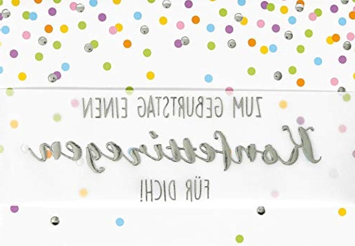 Verjaardagskaart - Wenskaart - Iemand Feliciteren - Met Paarse Envelop - 116 x 166 cm - Kleurrijk