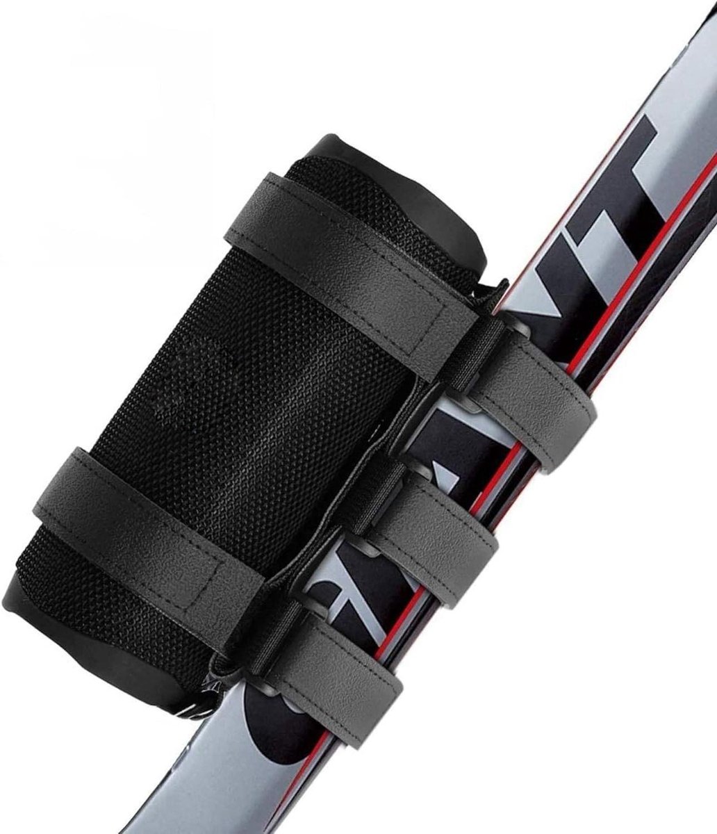 Speaker Bevestiging - Muziek Houder - Fiets Geluid - Verstelbare Band - 26 cm banden - Zwart