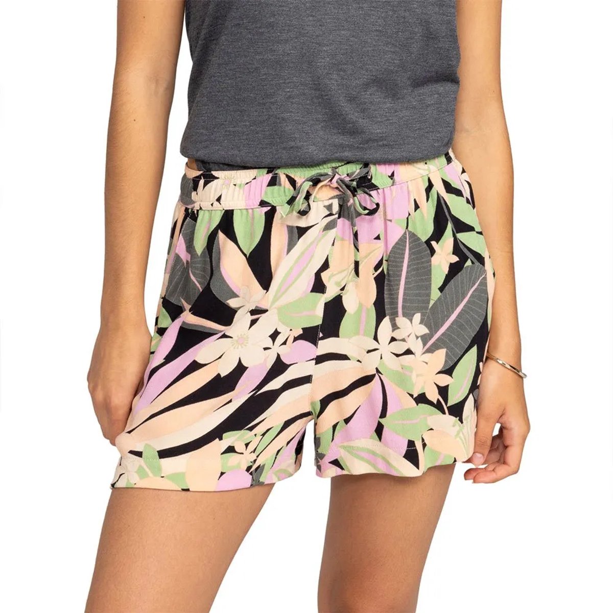 Roxy Lekeitio High Korte Broek Veelkleurig XS Vrouw Antraciet