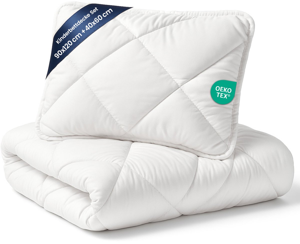 Dekbed ledikant baby 90x120 cm - zacht en ademend kinderbed dekbed perfect voor wieg en peuterbed comfortabel en geschikt voor alle seizoenen Oeko-tex-certificaat 90 x 120