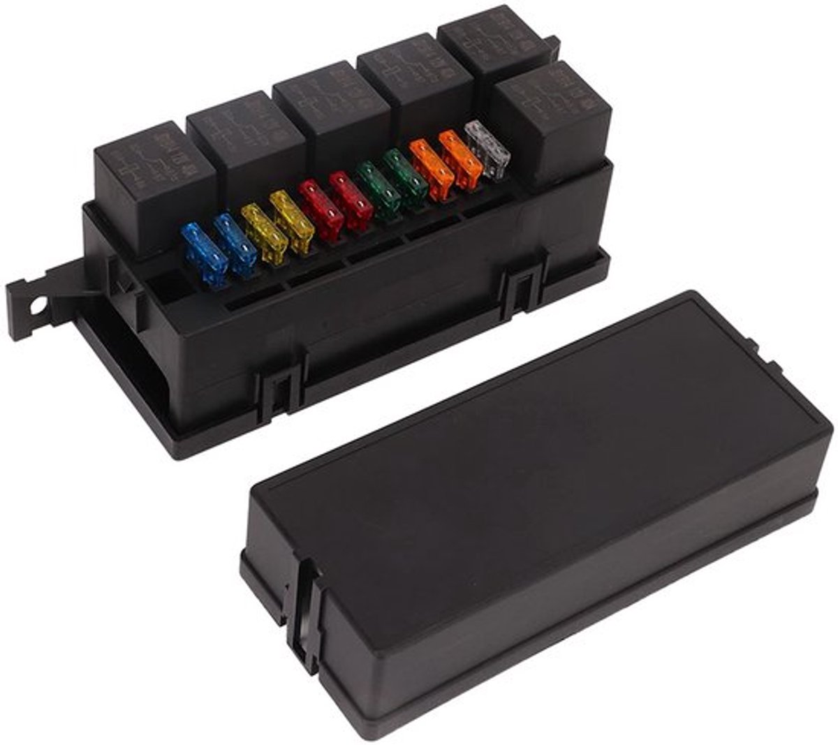 Golden crown - Zekering en Relais Box - 12V Waterdichte Kit - 6