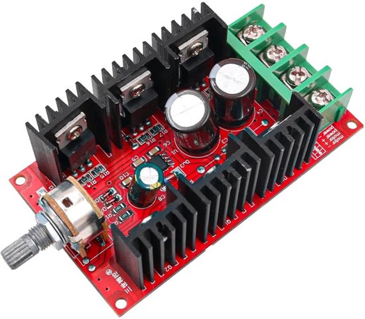 Golden crown - DC-motortoerentalregelaar - PWM-regelaar - Eenvoudige