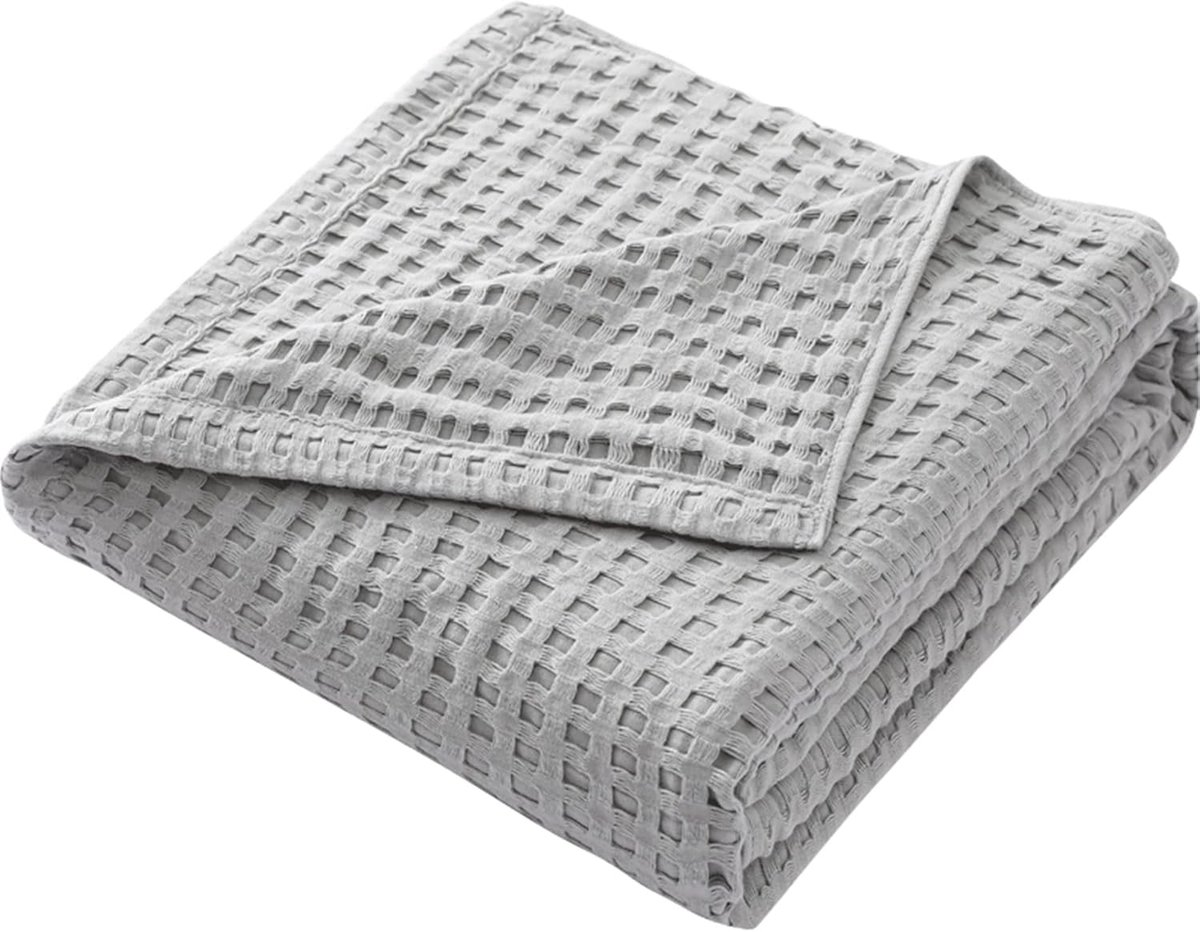 zachte katoenen bedsprei, 200 x 230 cm