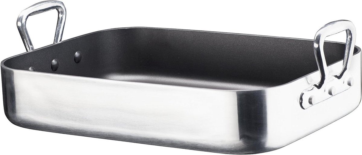 Aluminium Koffiebrander - Koffie Brander - Koffie Branden - Extra Zware Gastro Kwaliteit - 40 x 30 x 8 cm