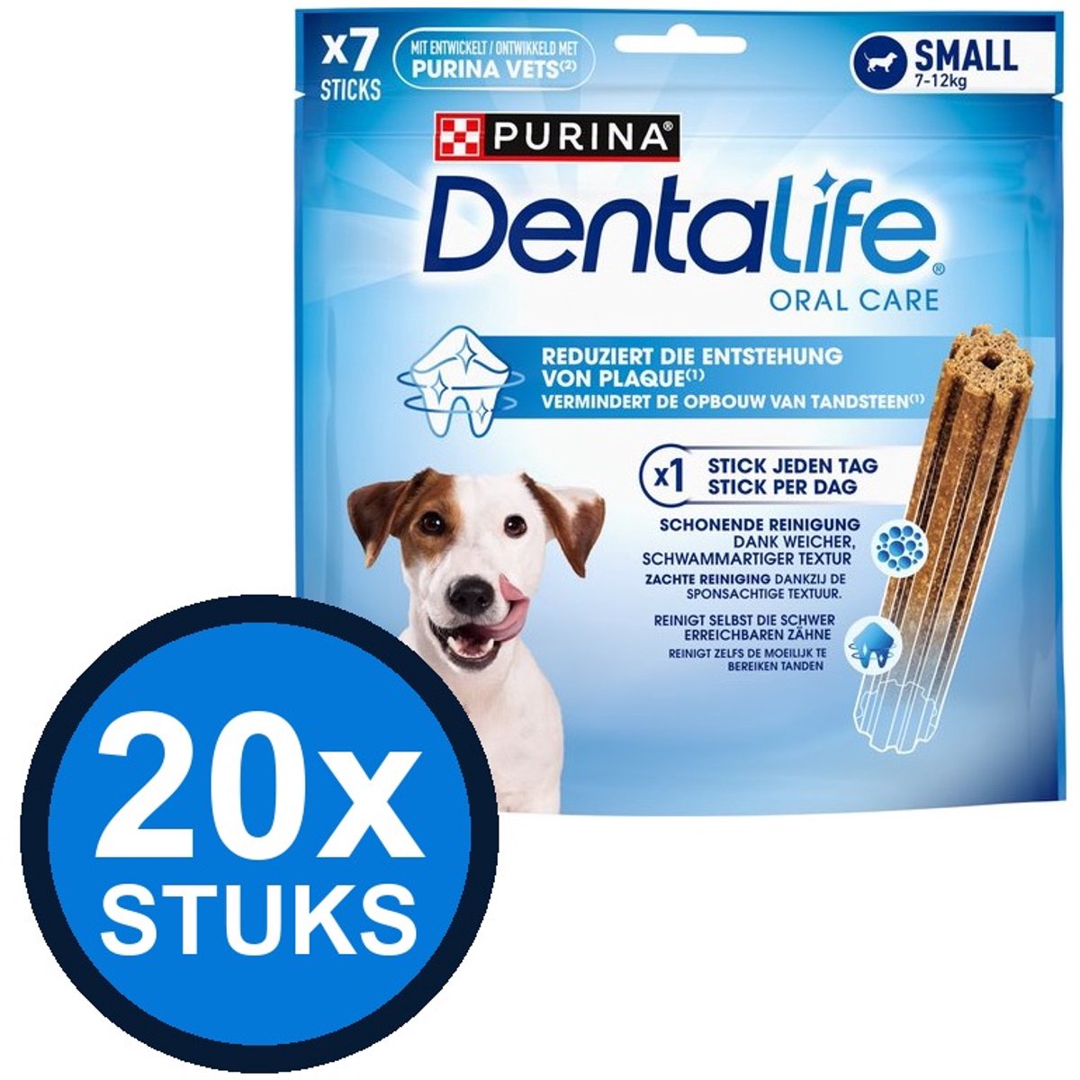20x Dentalife - Small Hondensnack - Hondenvoer Snacks - 115 g