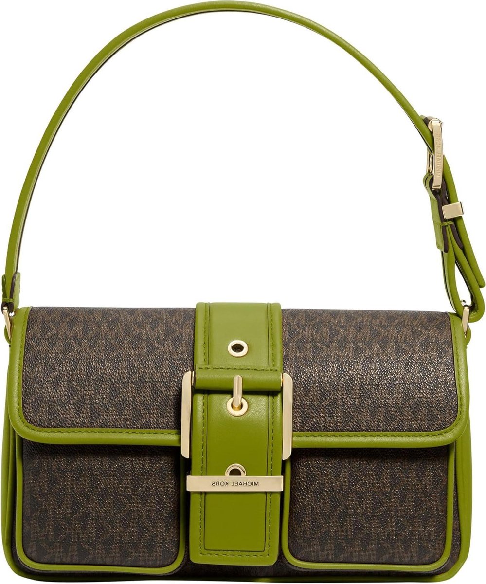 Schoudertas Vrouwen - Handtas Hobo - Dagelijks Gebruik - Monogram Print - 20.83 x 28.7 cm - Groen