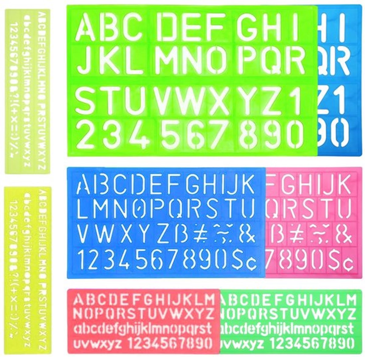 Jhubersproducts - Lettersjablonen - Cijfers en letters - Creatief
