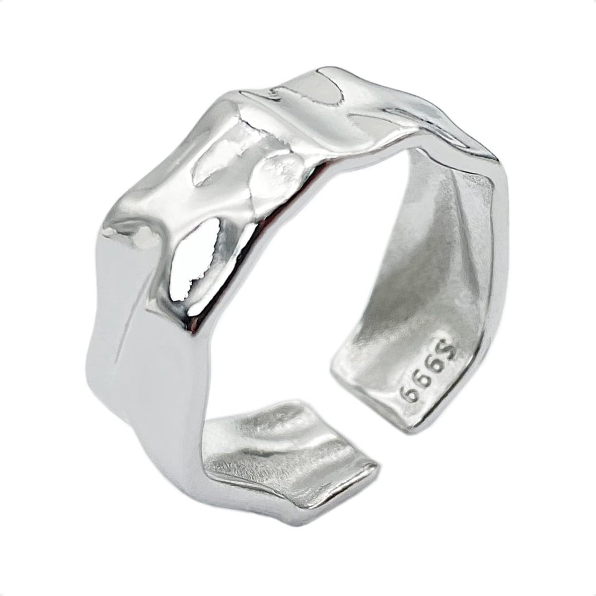 Teenringen, dikke duimring, vintage minimalisme, geometrische handgemaakte trouwringen, open ring, enkele ring, cadeau voor mannen en vrouwen, uniseks