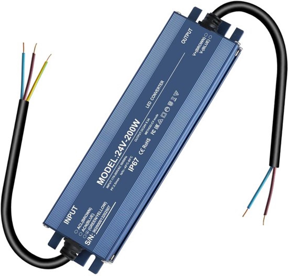 Golden crown - Transformator 24 V - LED Driver 200 W - Voeding voor