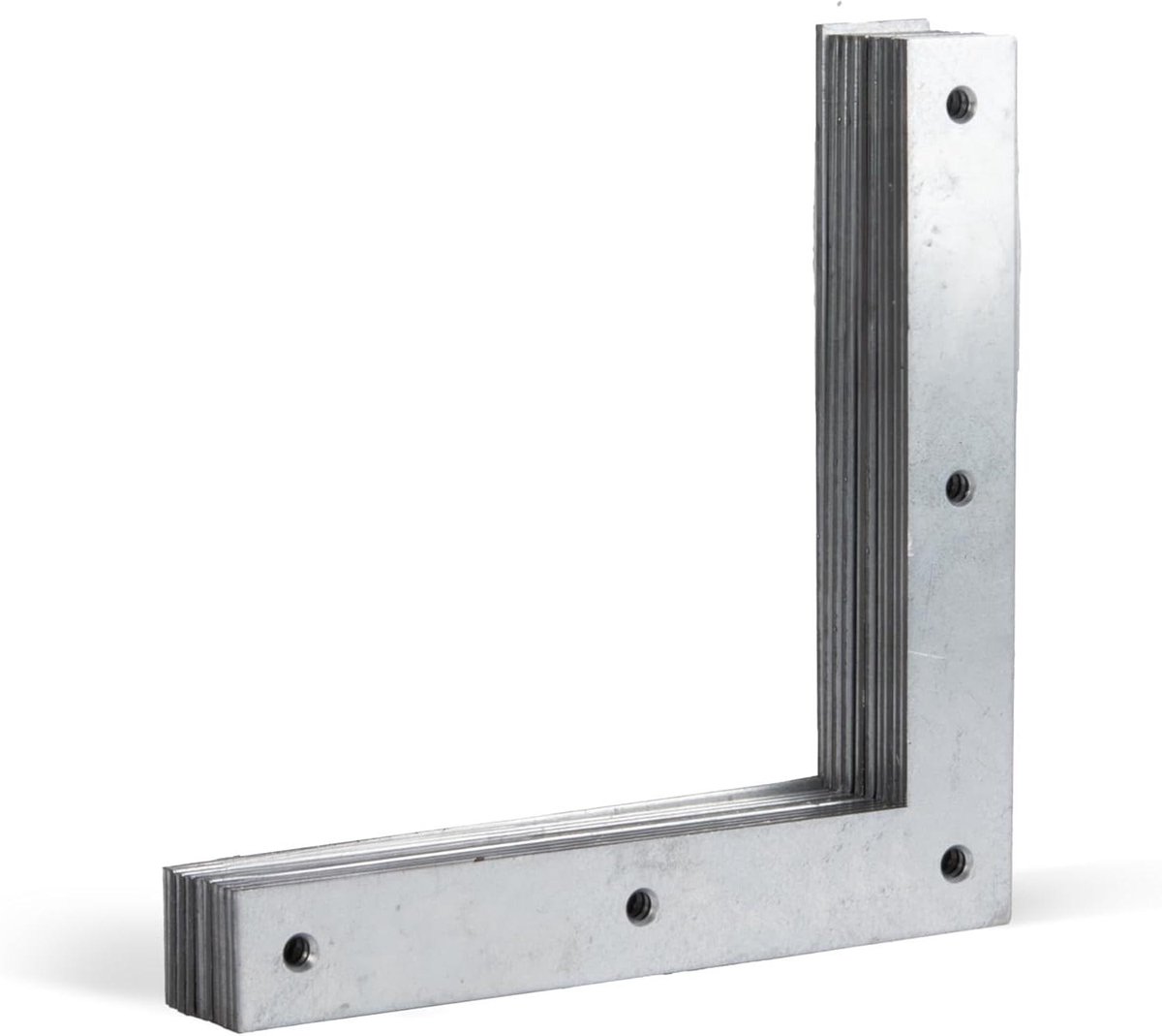 Raamhoek Set - Hoekverbinder Bevestiging - Houtverbindingen Maken - Verzonken Schroefgaten - 200 x 200 x 30 mm - Verzinkt