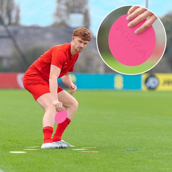 Set van 10 Platte Sport Markers - Antislip Trainingsschijven met Draagtas van Merkloos — afbeelding 5