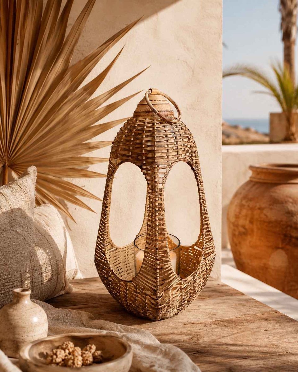 Rotan Kandelaar Liva