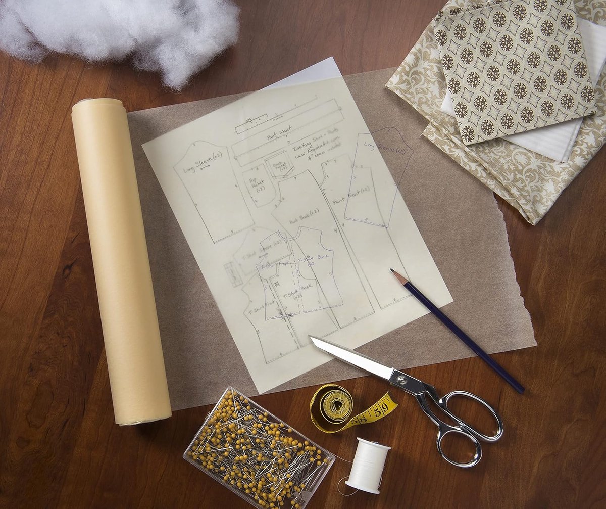 Tracingpapier Rol 28GSM Geel voor Schetsen en Overtrekkingen 38cm x 45m