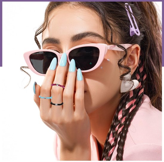 Ringen voor vrouwen 4 mm natuursteen kraal ring kralen elastische ring kralen stenen ring kristal kralen ring edelsteen parel stapelbare ring kleurrijke stretch vinger ring voor vrouwen — afbeelding 3