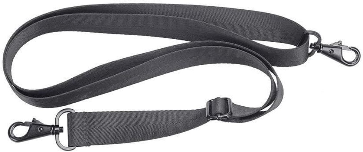 Schouderband - Draagtas riem - Tassen dragen - Verstelbare lengte - One size - Zwart