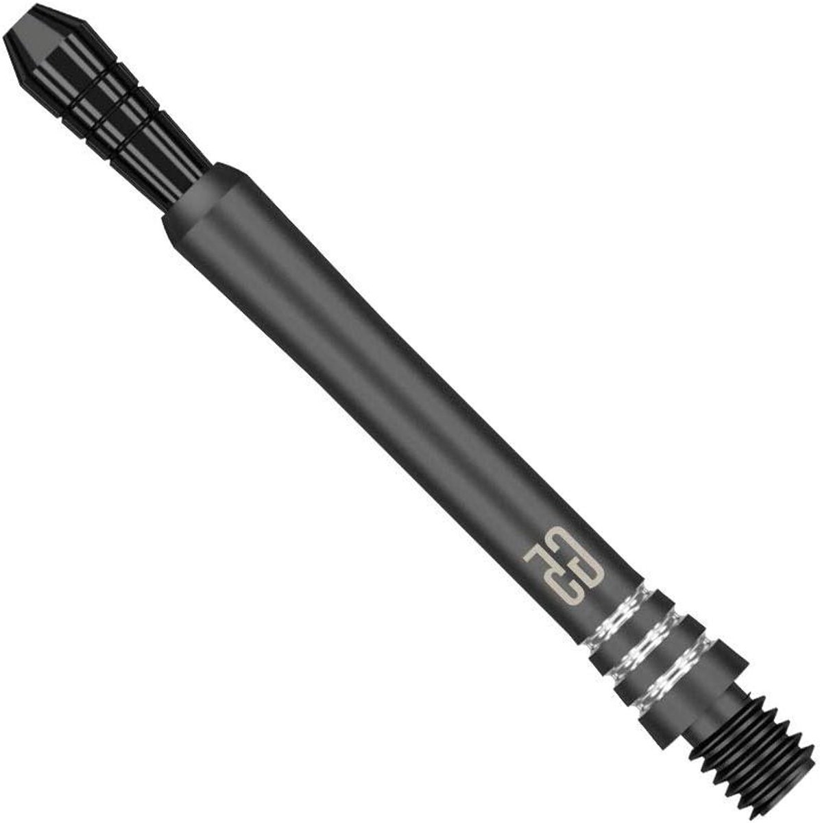 Dartshafts Titanium - Dartpijlen Accessoires - Darten Verbeteren - Verhoogde Grip - 32-44 mm - Zwart