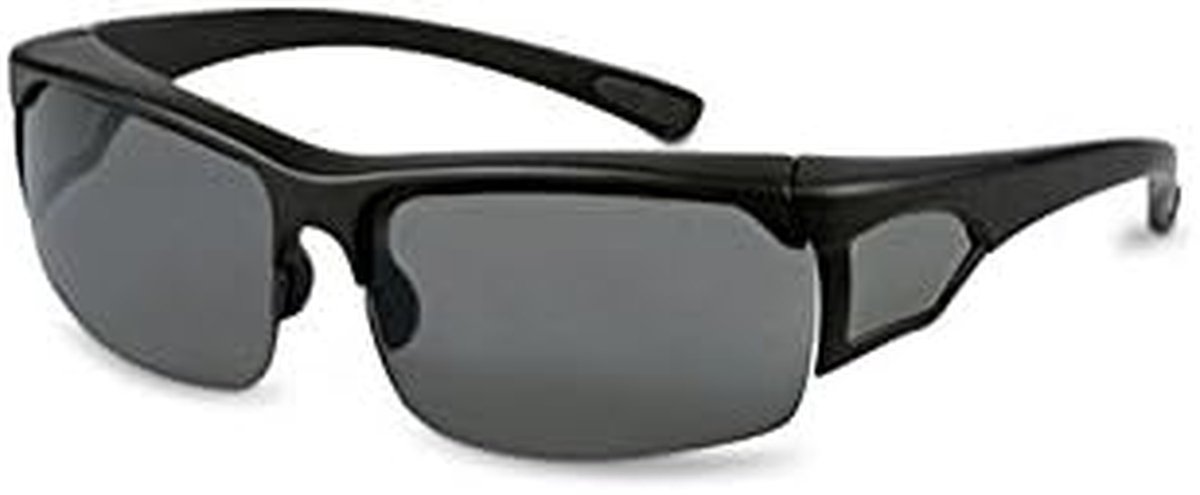 Overbril met wisselglazen - Veiligheidsbril - Bescherming tegen zonlicht - 100% UV-A/UV-B bescherming - Buiten 150 mm - Zwart mat
