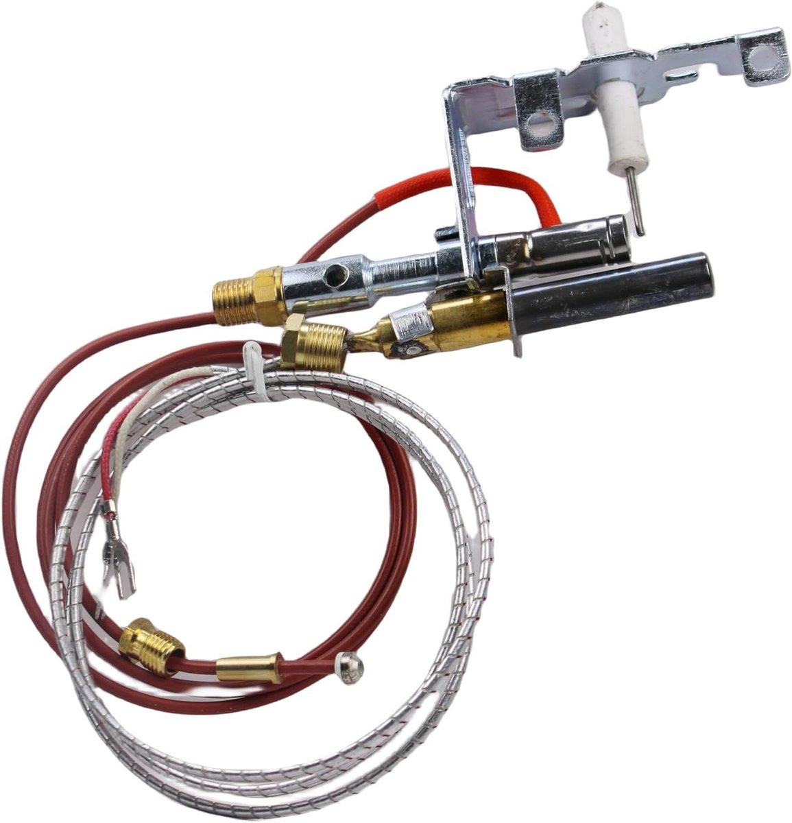 Verwarmingsdelen Propaan - Pilot Assembly Thermopile - Apparaat Reparatie - Vervangend Onderdeel - 17.81 x 13.79 cm - Zwart