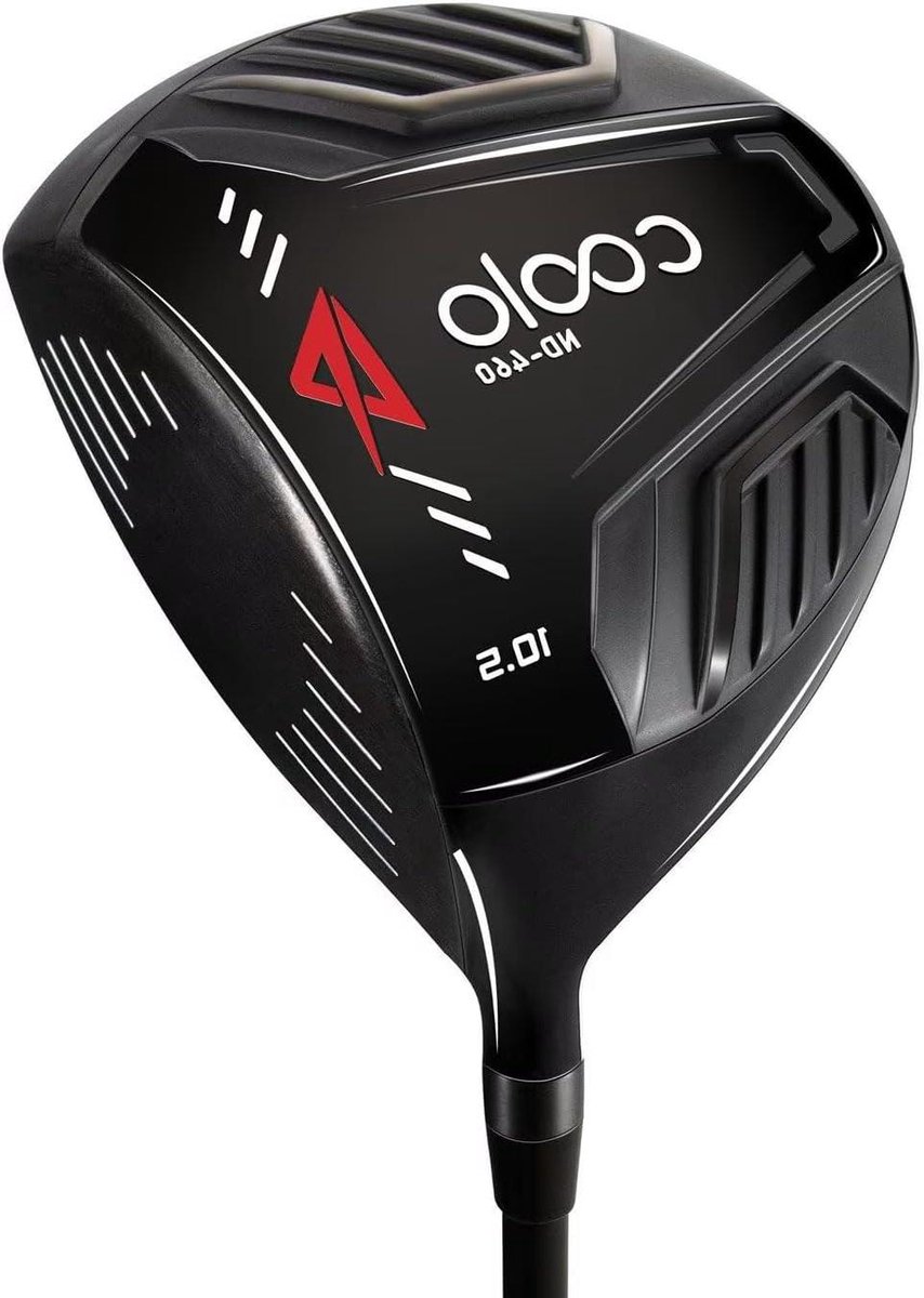 Golf Driver - Golfclub Hout - Golven - 460cc Volume - 10.5 Graad - Zwart