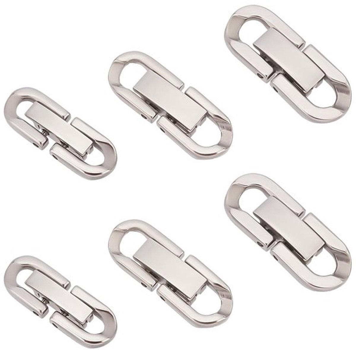 Onf3 - Vouwsluiting - Sieraden extender - Roestvrij staal - Bajonet