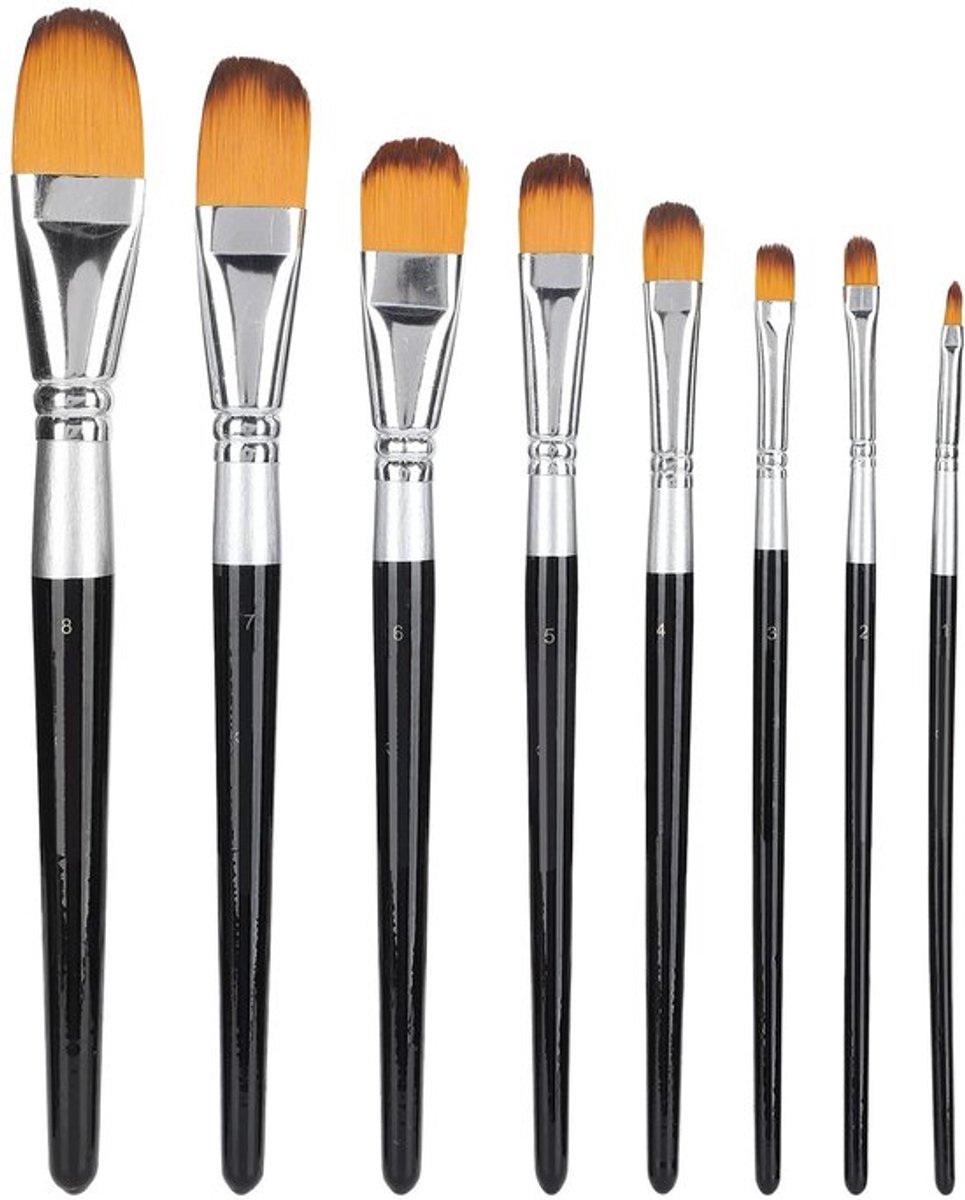 Store_7 Penselen Set 8 Sticks Acryl