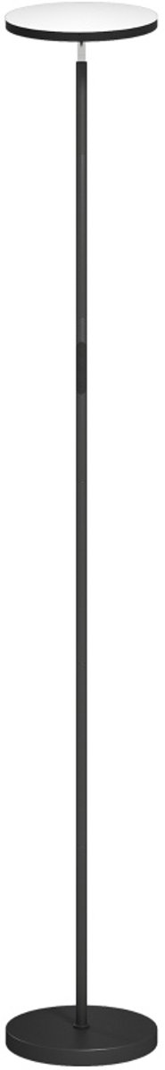 STILVORA Staande Lamp – RGB En Dimbaar – 25 x 25 x 177 cm – Kunststof – Zwart – Met Afstandsbediening Voor Woonkamer En Leeshoek