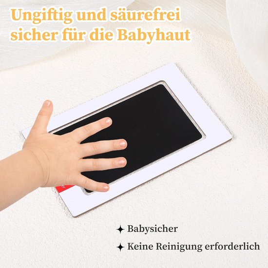 Set van 4 Afdrukken voor Handen en Voeten Baby Cadeau van Merkloos — afbeelding 2