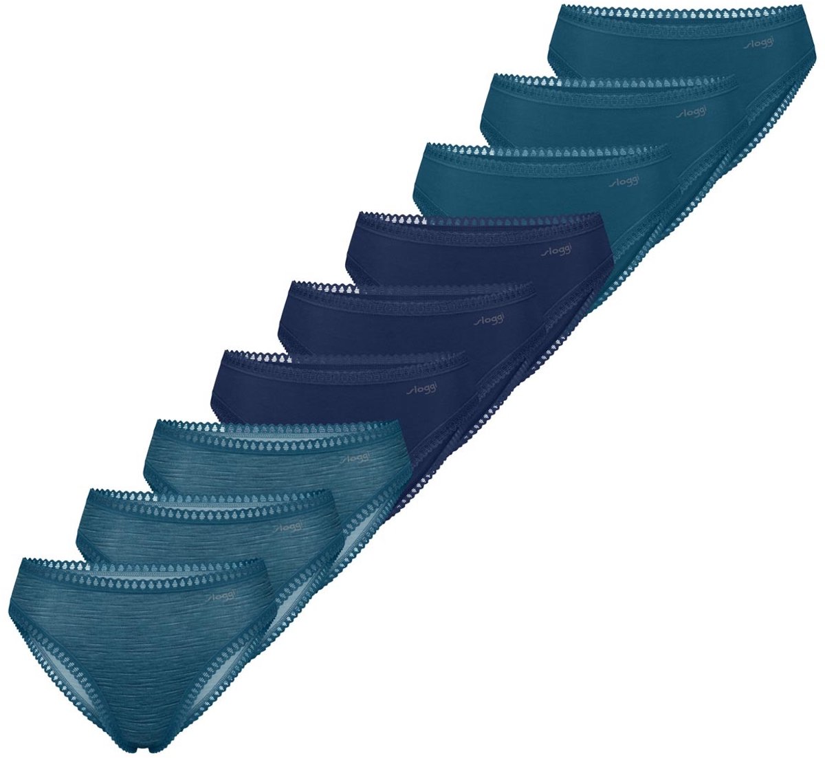 sloggi Dames slip / onderbroek 9 pack GO Crush