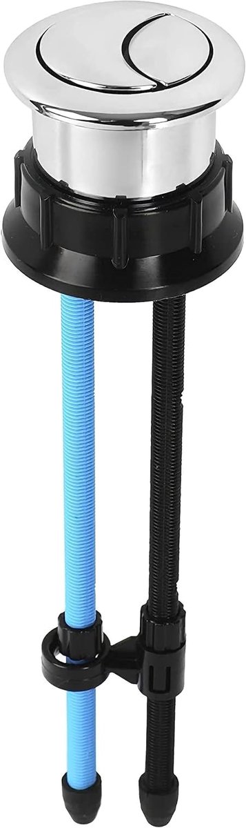 Toilet Knop - Drukknop Toilet - Toilet Reparatie - Verstelbare Lengte - 38mm - Chroom