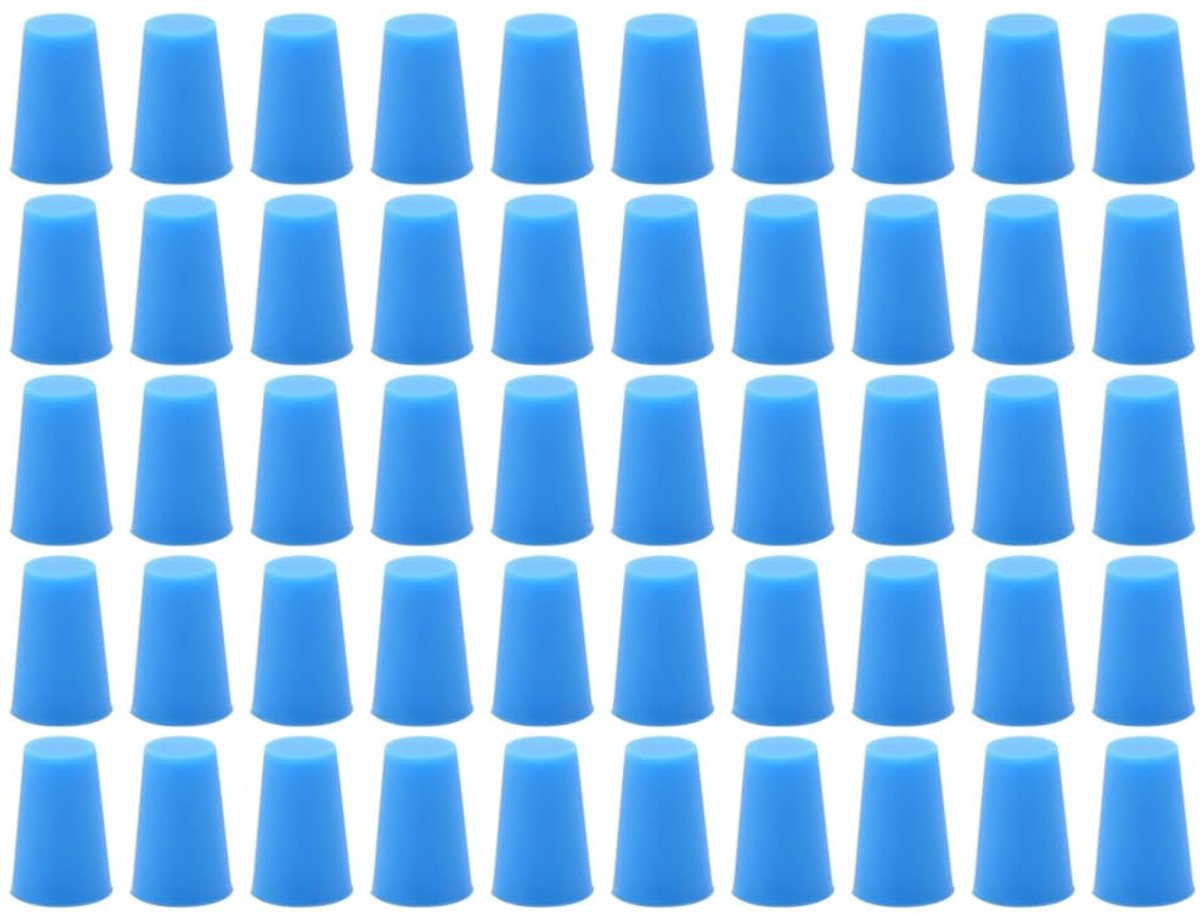 50 STKS Siliconen Rubber Taps Plug, Siliconen Rubber Stoppers, Siliconen Rubber Bungs voor Gaten, Taps toelopende Massief Rubber Stoppers, Afdichting Plug voor Gat, Spuiten, Coating, Plating,