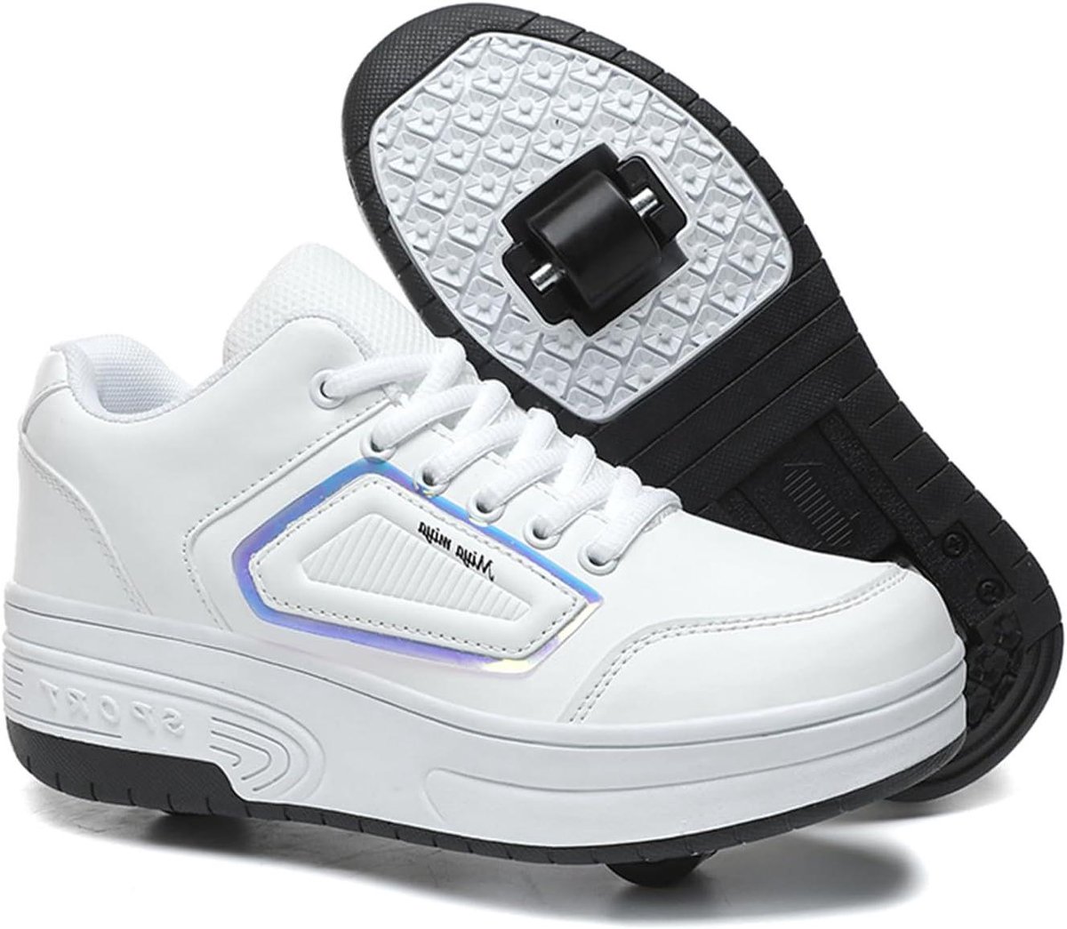 Rolschaatsen Kinderen Schoenen met wieltjes Buitenspelen Telescopische wielmontage Niet gespecificeerd