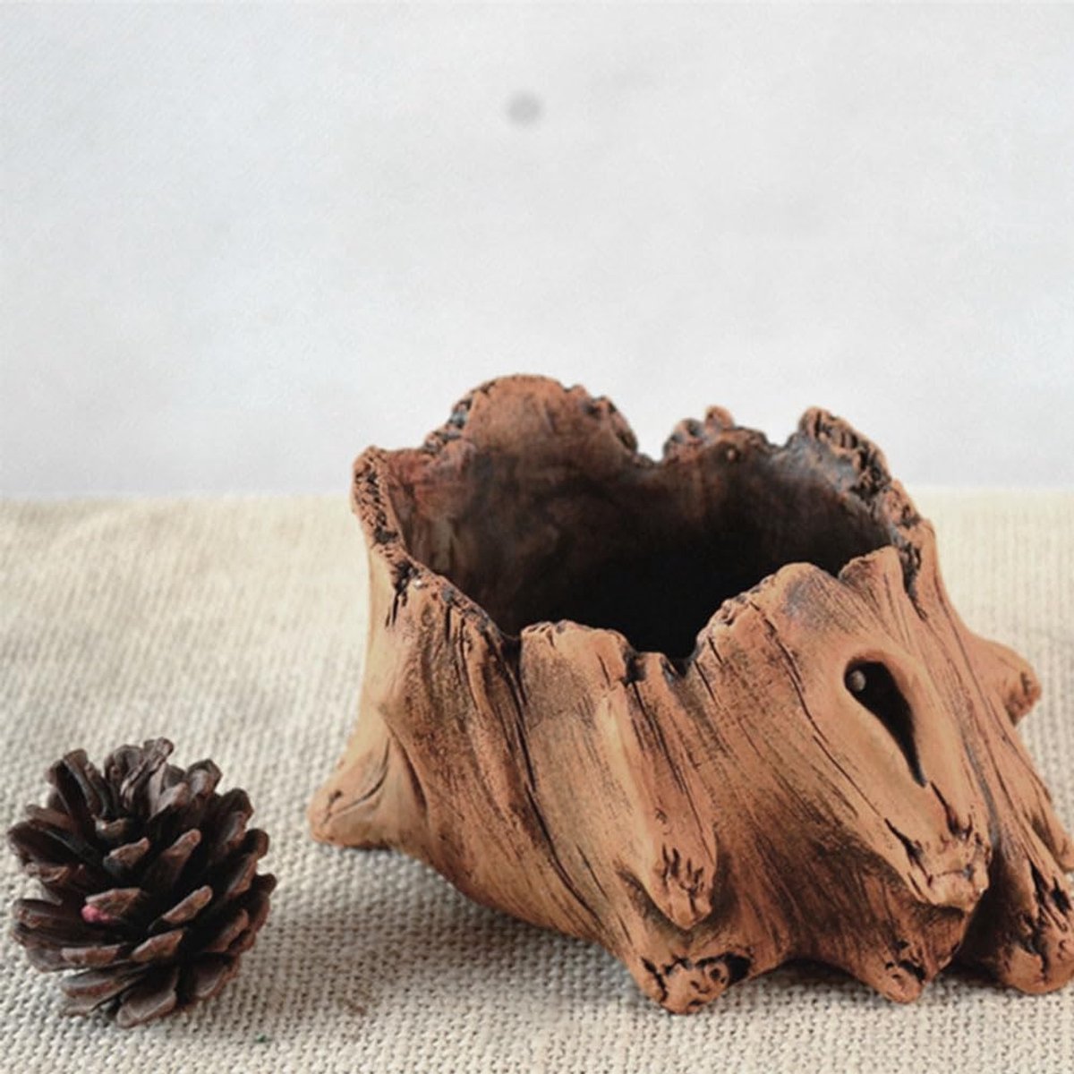 Plantenpot imitatie wortel stapelbloempot voor tuin decoratie outdoor bloempot