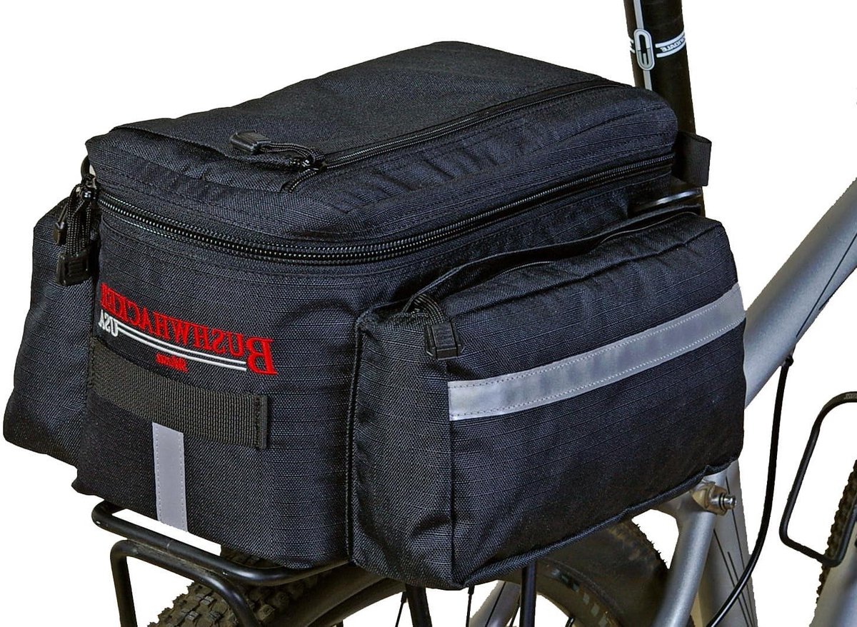 Fietsenrek Tas - Bagagedrager Tas - Fietsen - Achterlicht Clip - 30 x 23 x 20 cm - Zwart