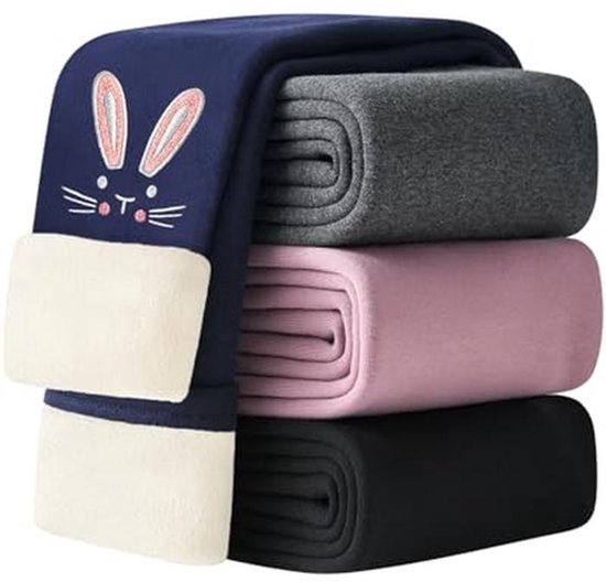 Thermische leggings voor meisjes - Gevoerde katoen - Winter warme broek
