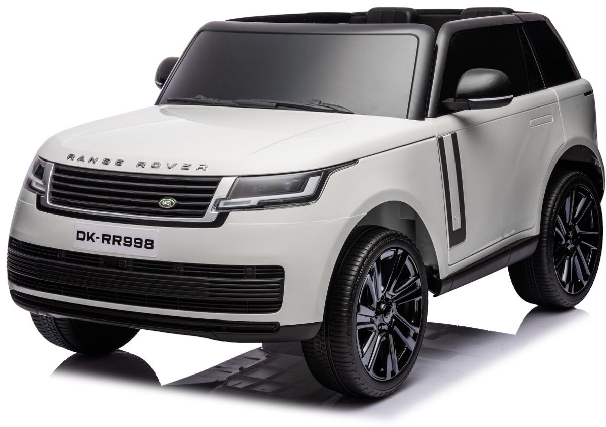 Range Rover - Elektrische Kinderauto 2 Persoons - 12V - met Afstandsbediening - 4x4 - Wit